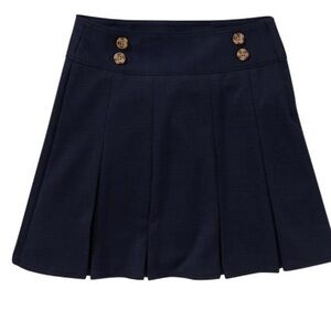 New! SKORT. Knit. Old Navy Girls Large Side Zip Navy Blue Dress Skort